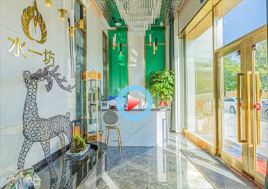 紹興諸暨水一坊美容院設(shè)計(jì)全景案例